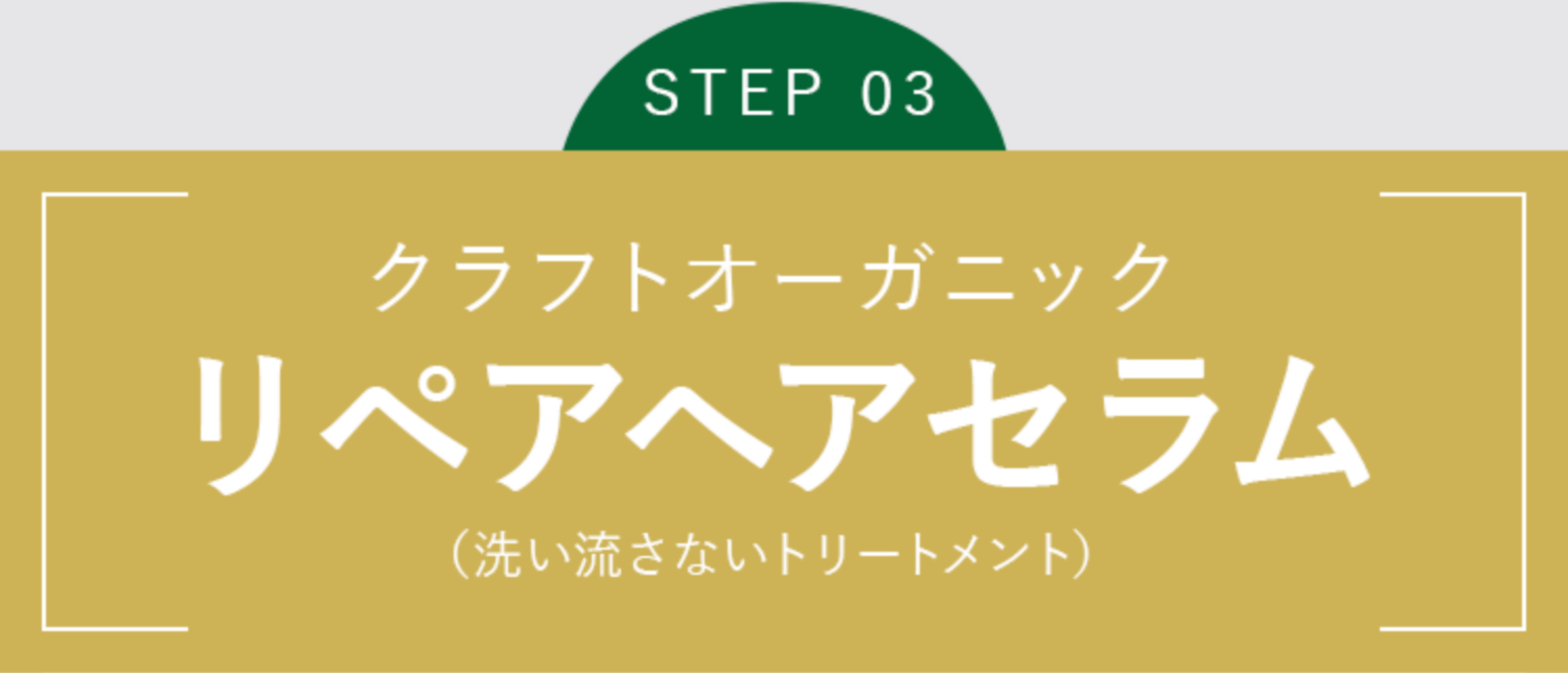 クラフトオーガニックリペアヘアセラム（洗い流さないトリートメント）